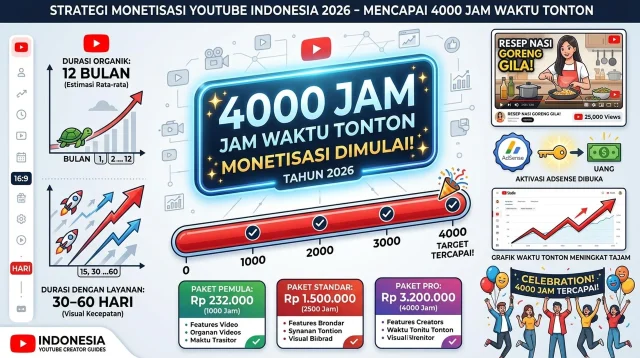 Syarat Monetisasi YouTube Semakin Ketat, Jam Tayang Meningkat Dua Kali Lipat